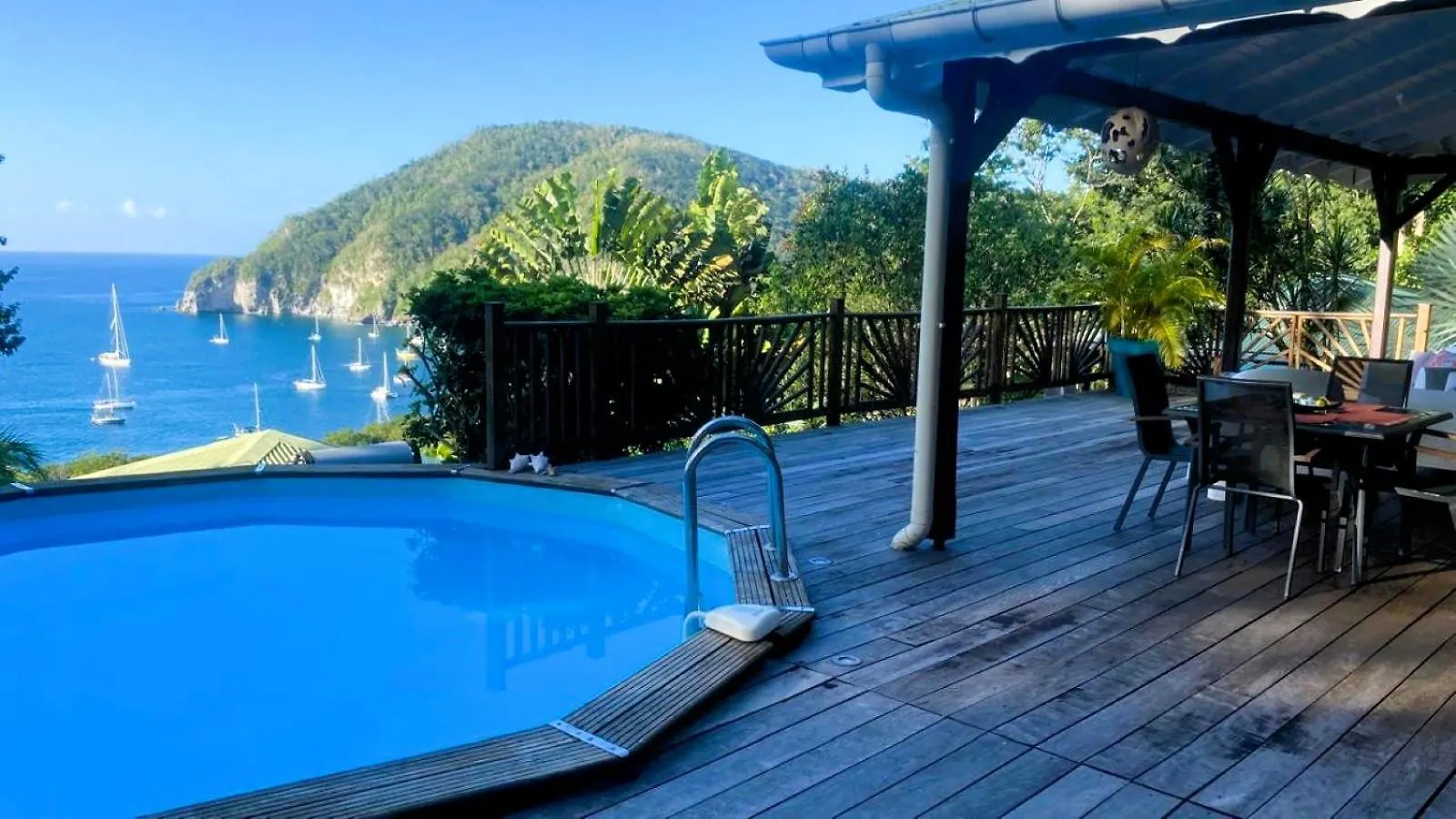 Villa Vue Sur Mer Tout Confort Avec Piscine, Proche Plages - Deshaies Centre Guadeloupe