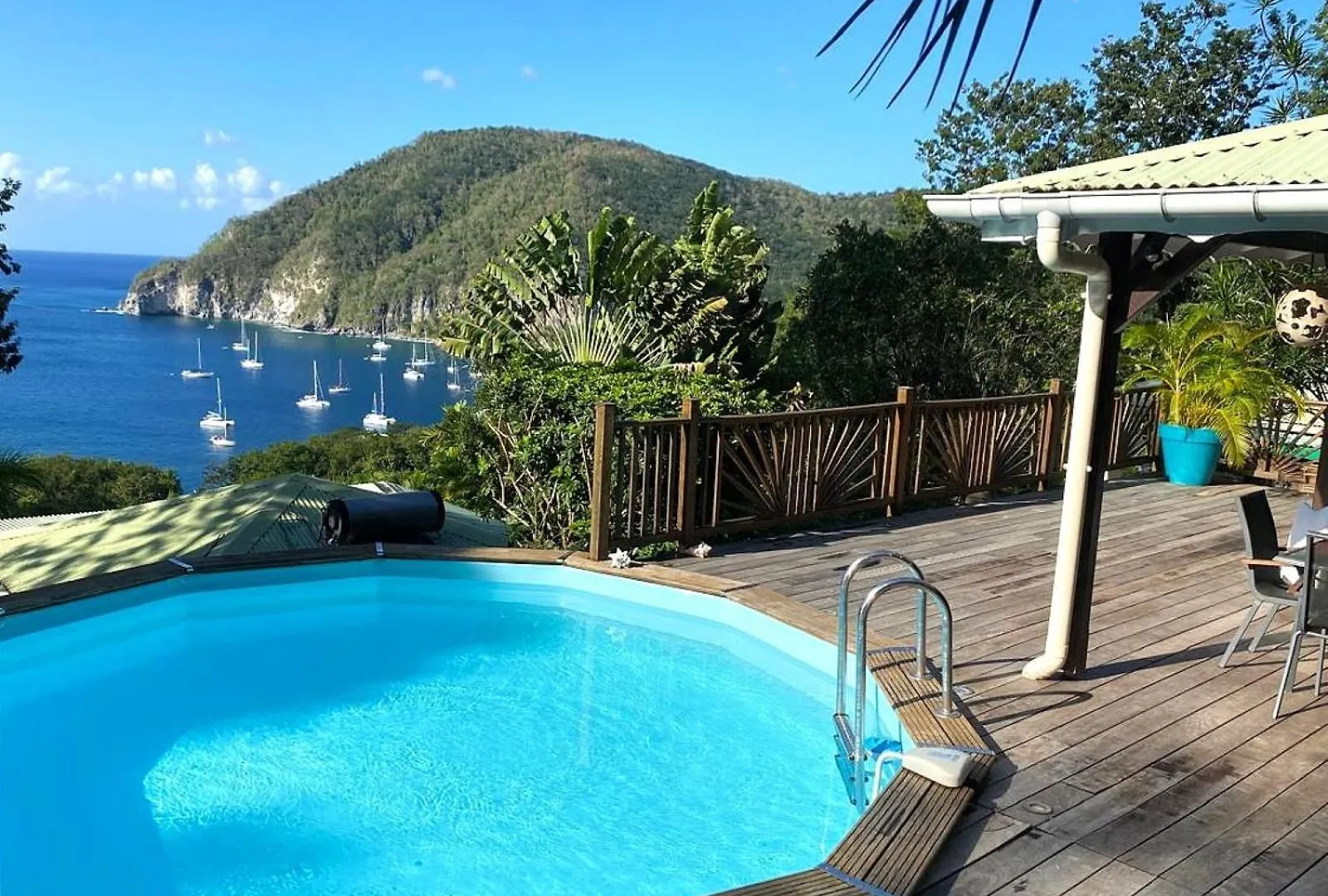 Villa Vue Sur Mer Tout Confort Avec Piscine, Proche Plages - Deshaies Centre 0*,