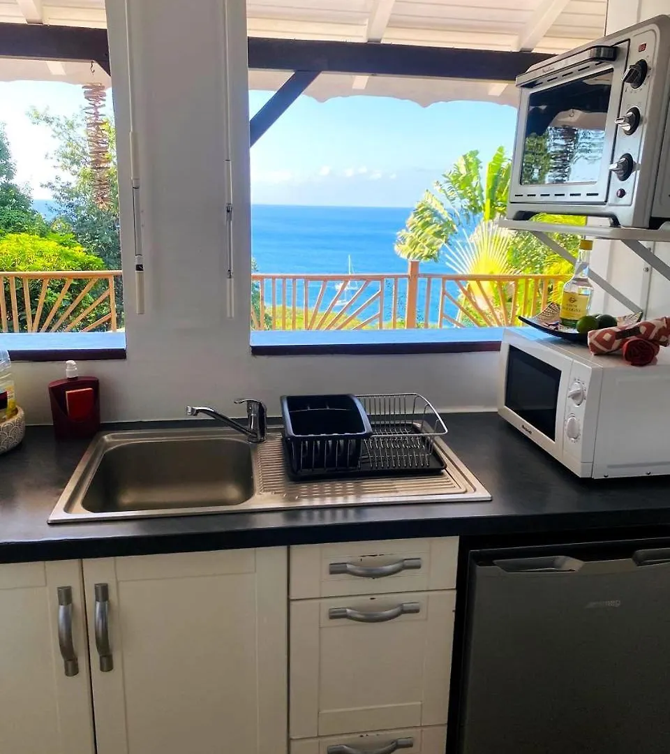Villa Vue Sur Mer Tout Confort Avec Piscine, Proche Plages - Deshaies Centre